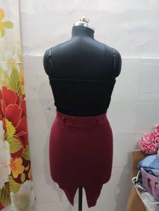 Chic Two-Piece Skirt Set