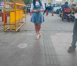 denim dress( one piece)