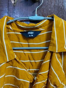 Max Fashion Mustard Yellow Women Top