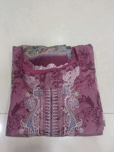 pakistani style embroidered kurti