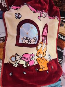 Cute Cartoon Baby Blanket