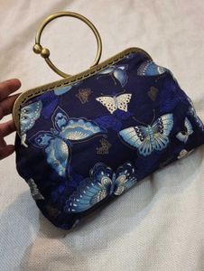 Vintage Butterfly Clutch Bag