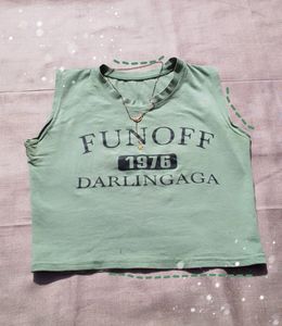 Tank Top Crop Pattern