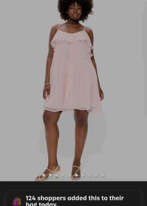 🧼bubble gum Pink Ruffled Cami Top🌸✨🌷
