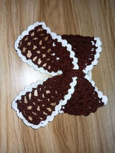 Handmade Crochet bow style rubber band