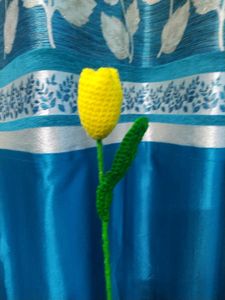 Crochet Tulip 🌷 with Freebie