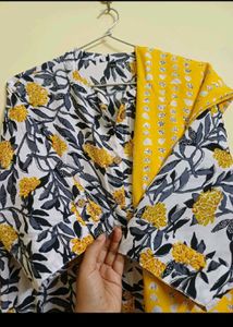 Floral Print Kurta Set