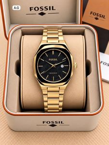 Fossil Black Stainless Steel Watch