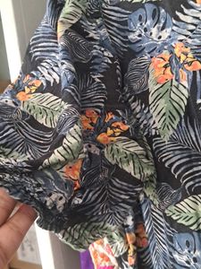 Tropical Print Jumpsuit