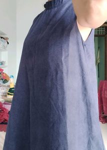 Chic Navy Blue Sleeveless Dress