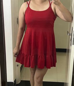 Red Strap Dress