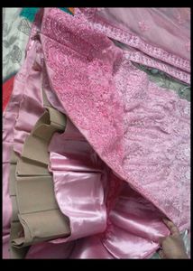 Stunning Pink Embroidered Lehenga Choli