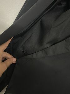 Elegant Black Blazer Shirt