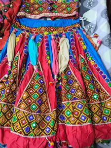 Vibrant Embroidered navratri lehenga choli