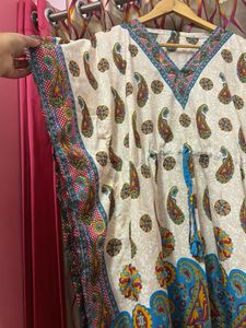 Bohemian Paisley Print Kaftan