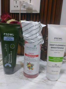 Prowl & Biotique Face Wash Bundle