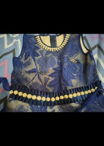 Beautiful Navy Blue Gown