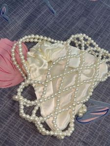 Pearl Beaded Evening Bag