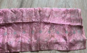 Diwali Sale 🔥30 Yrs Old Pink Organza Saree