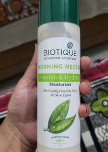 more than Half filled Biotique Morning Nectar Mois