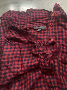 Red &amp; Blue Gingham Button-Down