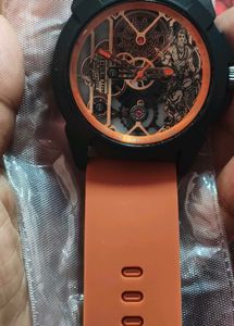 Stylish shree ram Skeleton Dial Watch