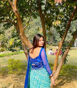 Royal Blue Lehenga Choli Set