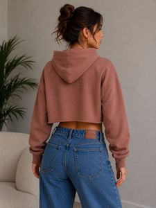 Cute Cropped Hoodie