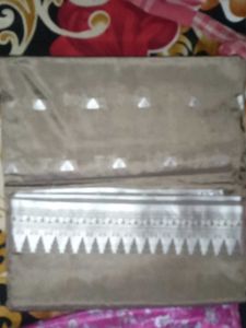 2Saree combo with Intricate Silver Border