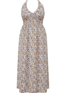 Halter Neck Maxi Dress