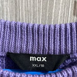 Lavender Sweater Top