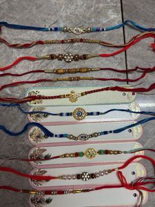 Assorted Rakhi Bracelets for Raksha Bandhan set of
