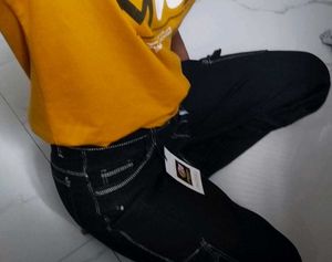 Dark Cargo Jeans