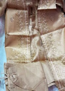 Almost New 3 Piece Sherwani Shiny Beautifully Emb