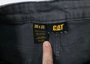 CAT Carpenter Double knee Gray Work Pants