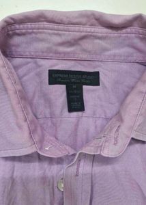 Men's Lavender Button-Down Shirt