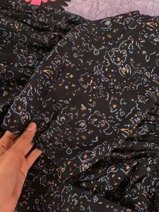 Navy blue Off Shoulder Top/ crop Top