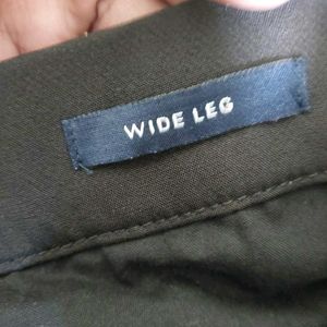 Classic Black Wide Leg Trousers