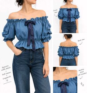 Off-Shoulder Ruffle Top