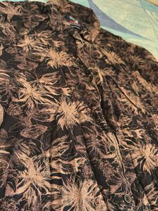 Men's Tropical Print Short Sleeve Shirt