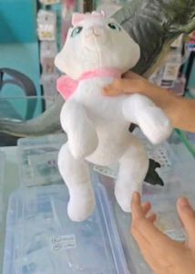 musical Cute White Cat Plush Toy