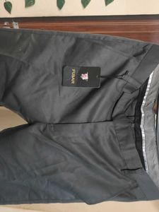 Men's Grey Formal Trousers