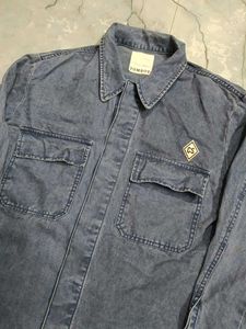 Tomboy Men's Blue Denim Shirt