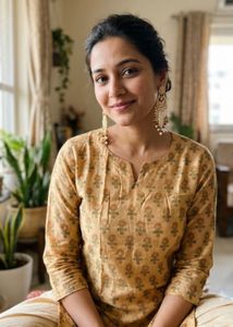 Stylish Yellow Kurta with Paisley Print