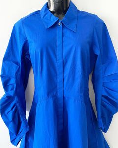 Banana Republic Cobalt Blue Paxton Cotton Pop
