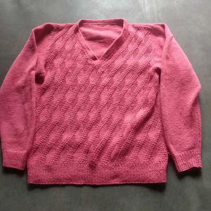 Charming V-Neck Cable Knit Sweater