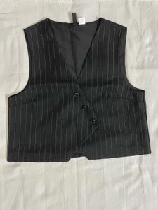 H&amp;M Pinstripe waistcoat &amp; skirt Co-ord Set