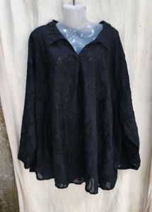 Elegant Black Lace shirt