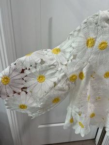 Chic Daisy Lace Cropped Top