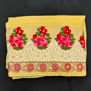 New chiffon Saree